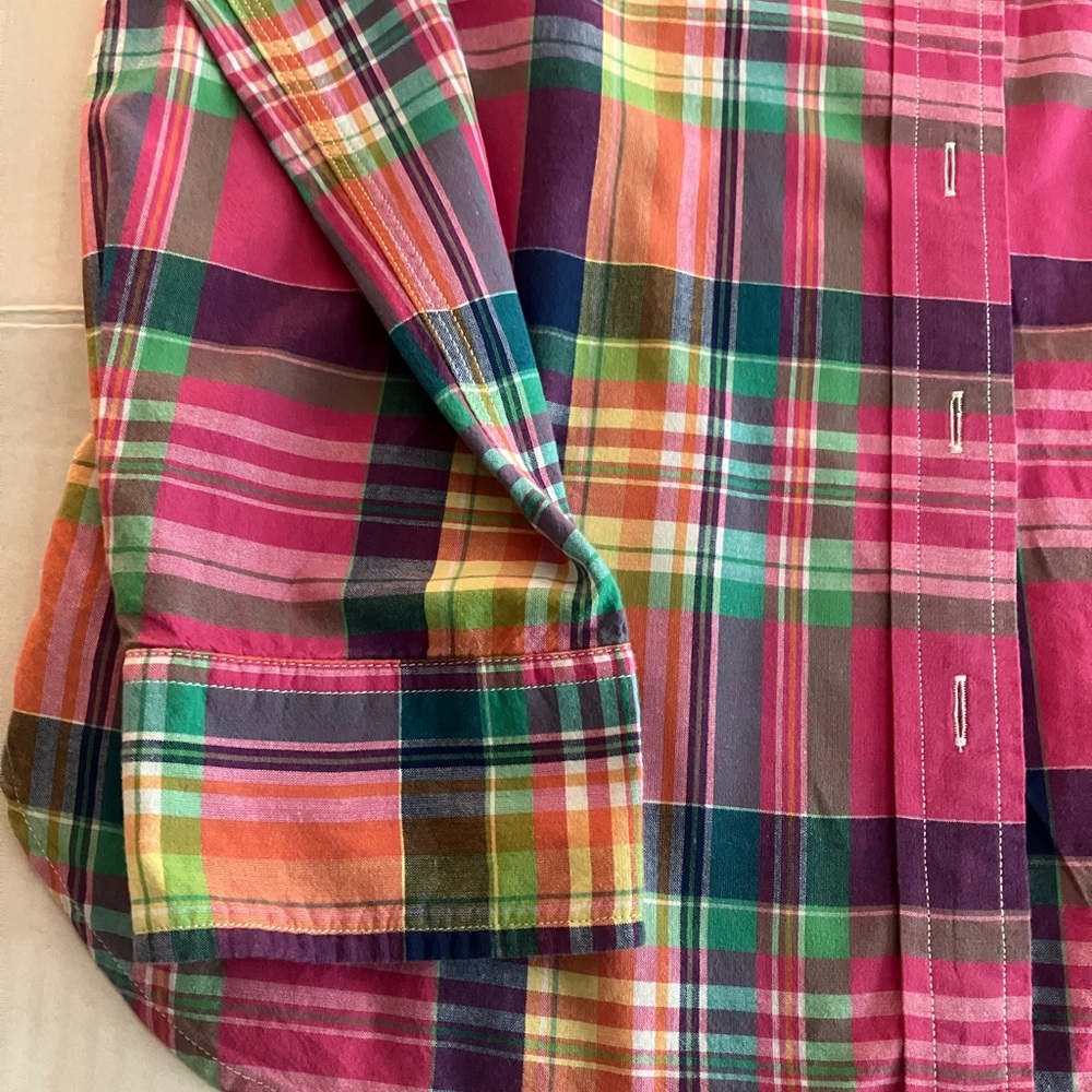 Ralph Lauren Summer Plaid Shirt - Picture 6 of 8